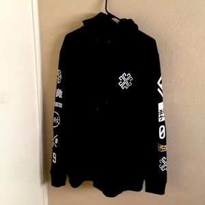 No Boundaries Graphic Drawstring Pullover Hoodie Men’s L